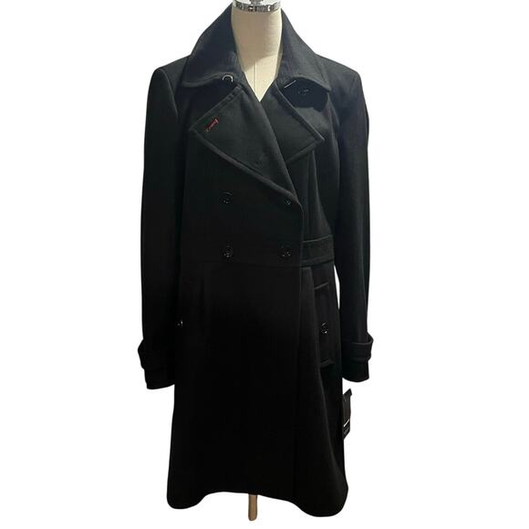 Tommy Hilfiger Women's Double-Breasted Wool Peacoat, Black, Size
XL New - Picture 1 of 15